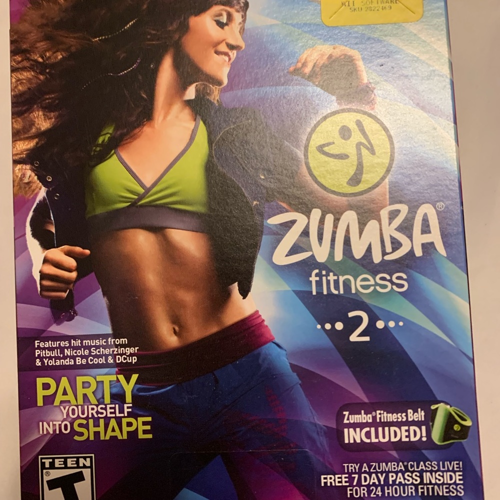 New & Sealed In Box Zumba Fitness 2 Wii Game
